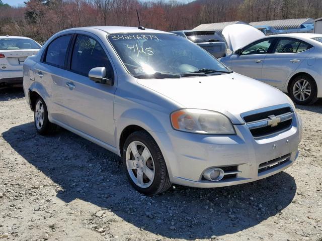 KL1TG56E19B613312 - 2009 CHEVROLET AVEO LT GRAY photo 1