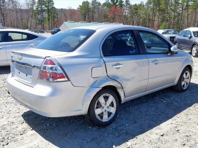 KL1TG56E19B613312 - 2009 CHEVROLET AVEO LT GRAY photo 9