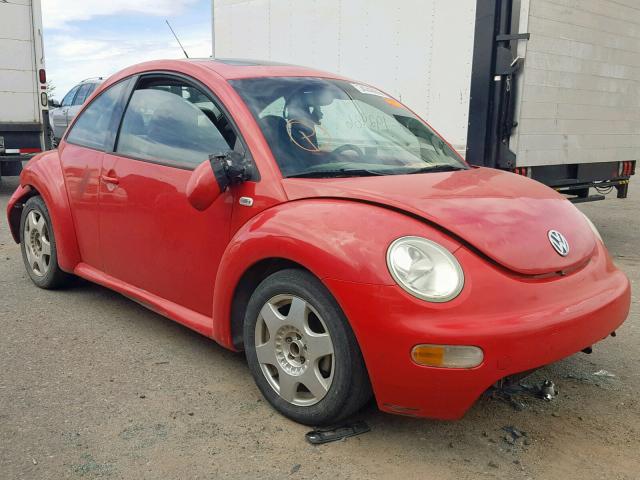 3VWCS21C91M420542 - 2001 VOLKSWAGEN NEW BEETLE წითელი ფოტო 1