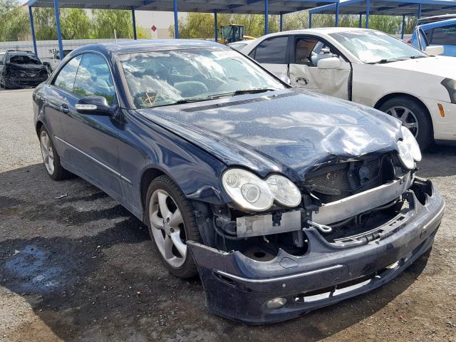 WDBTJ65J74F091753 - 2004 MERCEDES-BENZ CLK 320C BLUE photo 1