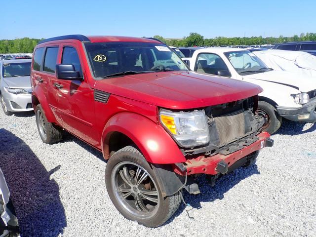 1D8GT28K59W550653 - 2009 DODGE NITRO SE RED photo 1