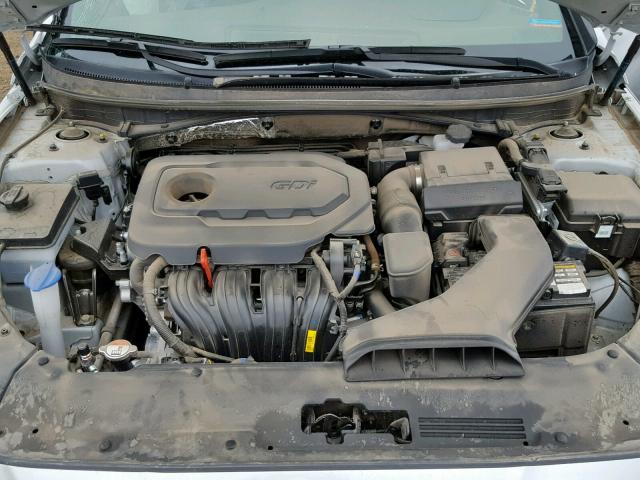 5NPE34AF2JH625852 - 2018 HYUNDAI SONATA SPO SILVER photo 7