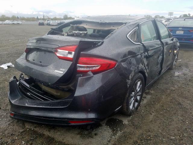 3FA6P0HD3HR207948 - 2017 FORD FUSION SE  photo 4