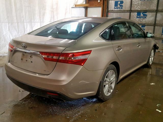 4T1BK1EB8EU089864 - 2014 TOYOTA AVALON BAS BEIGE photo 4