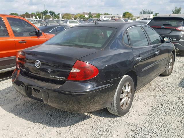 2G4WD582161151262 - 2006 BUICK LACROSSE C BLACK photo 4