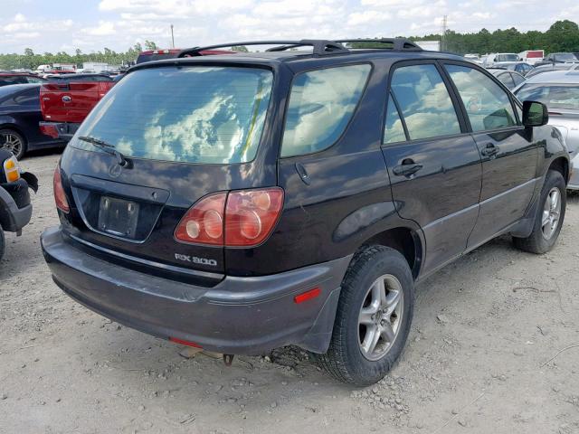 JT6GF10U2Y0077848 - 2000 LEXUS RX 300 BLACK photo 4