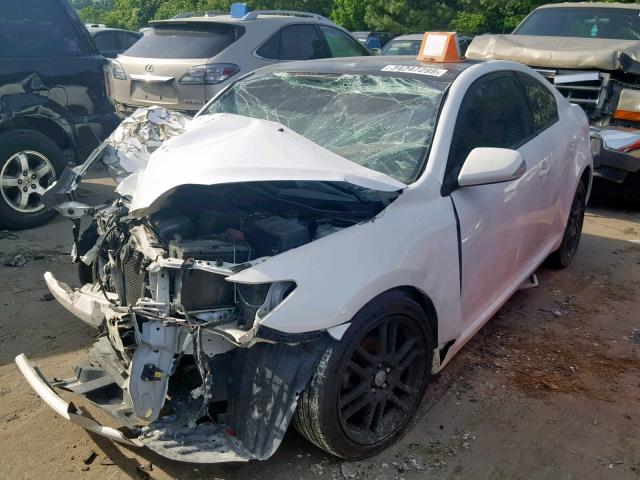 JTKDE167570185257 - 2007 TOYOTA SCION TC WHITE photo 2