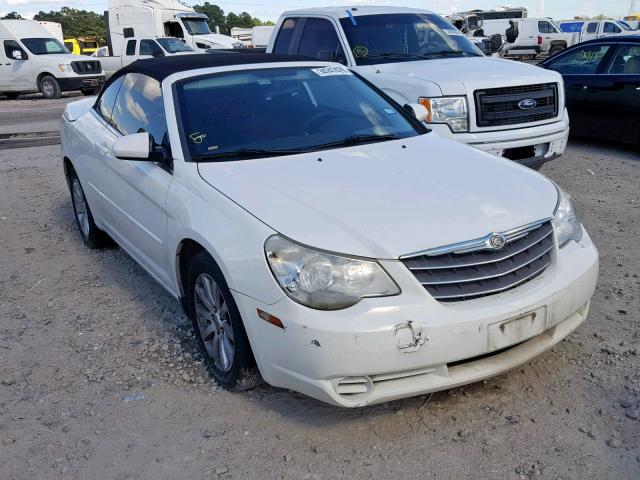 1C3BC5ED0AN165855 - 2010 CHRYSLER SEBRING TO WHITE photo 1