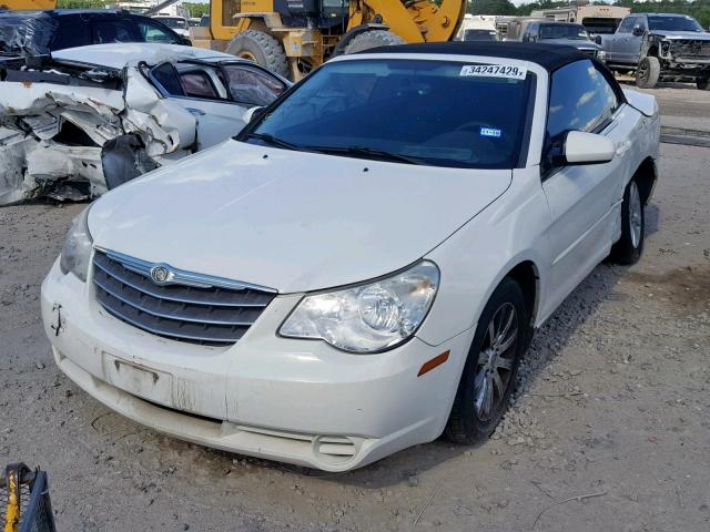 1C3BC5ED0AN165855 - 2010 CHRYSLER SEBRING TO WHITE photo 2