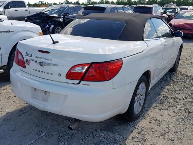 1C3BC5ED0AN165855 - 2010 CHRYSLER SEBRING TO WHITE photo 4