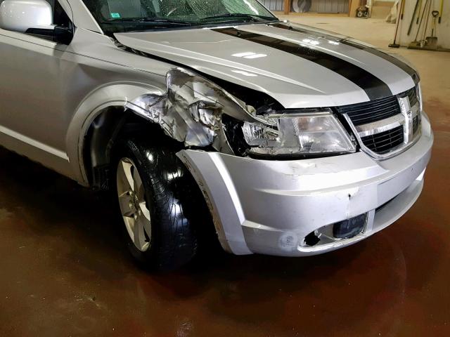 3D4GG67V39T135300 - 2009 DODGE JOURNEY R/ SILVER photo 9