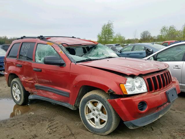 1J4GR48K25C542637 - 2005 JEEP GRAND CHER RED photo 1