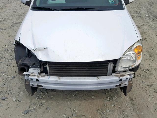 1G2AL18F287169888 - 2008 PONTIAC G5 WHITE photo 7