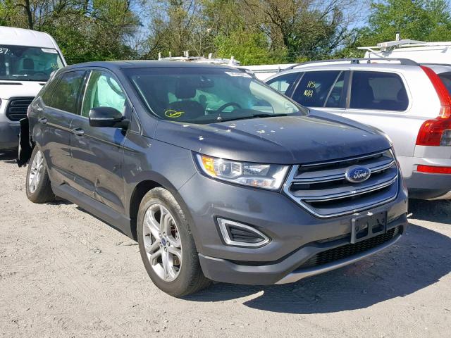 2FMPK4K94HBB28310 - 2017 FORD EDGE TITAN GRAY photo 1