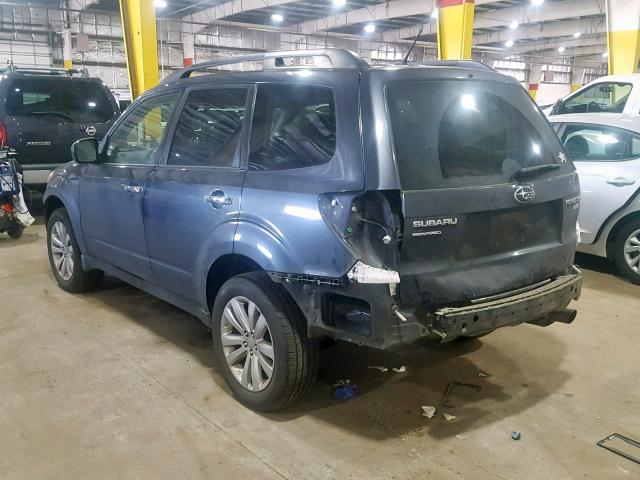 JF2SHAEC1DH401821 - 2013 SUBARU FORESTER L GRAY photo 3