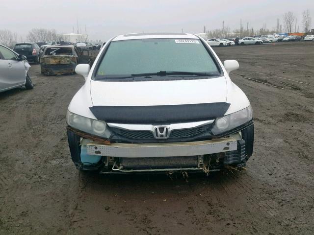 2HGFA1E61BH011843 - 2011 HONDA CIVIC LX-S Ağ foto 9