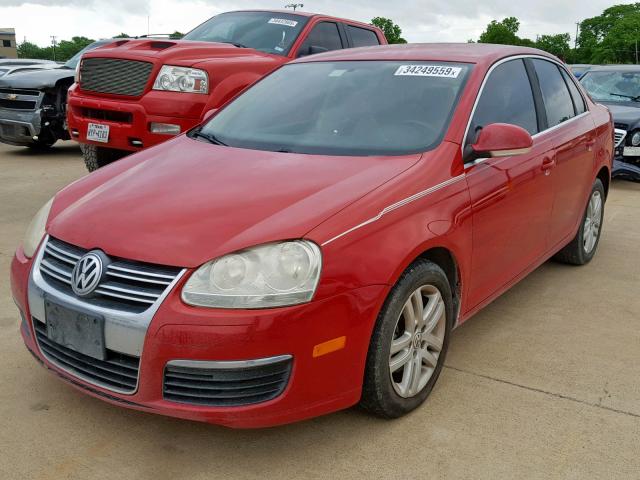 3VWRF71K37M027132 - 2007 VOLKSWAGEN JETTA 2.5 RED photo 2