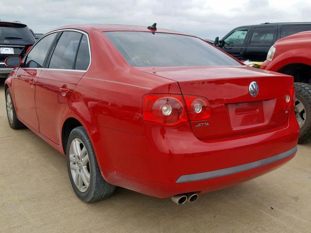 3VWRF71K37M027132 - 2007 VOLKSWAGEN JETTA 2.5 RED photo 3