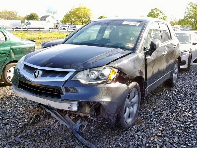 5J8TB18527A013495 - 2007 ACURA RDX TECHNO BLACK photo 2