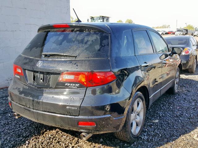 5J8TB18527A013495 - 2007 ACURA RDX TECHNO BLACK photo 4