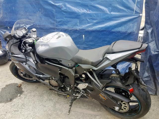 JKBZXJH17KA001252 - 2019 KAWASAKI ZX636 K BLACK photo 3