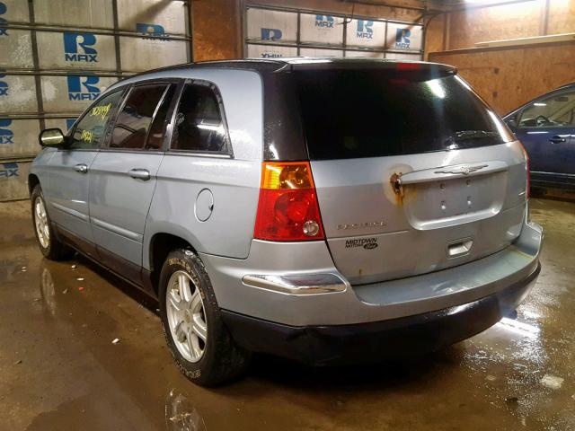 2C8GF68454R641467 - 2004 CHRYSLER PACIFICA BLUE photo 3