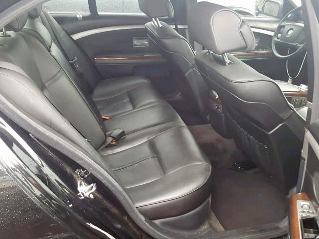 WBAHL83596DT00361 - 2006 BMW 750 I BLACK photo 6