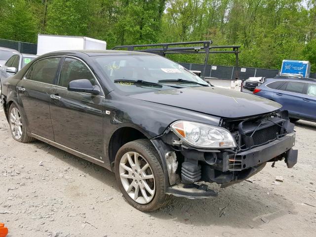 1G1ZK577984253283 - 2008 CHEVROLET MALIBU LTZ შავი ფოტო 1