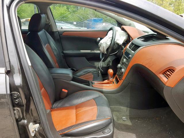 1G1ZK577984253283 - 2008 CHEVROLET MALIBU LTZ შავი ფოტო 5
