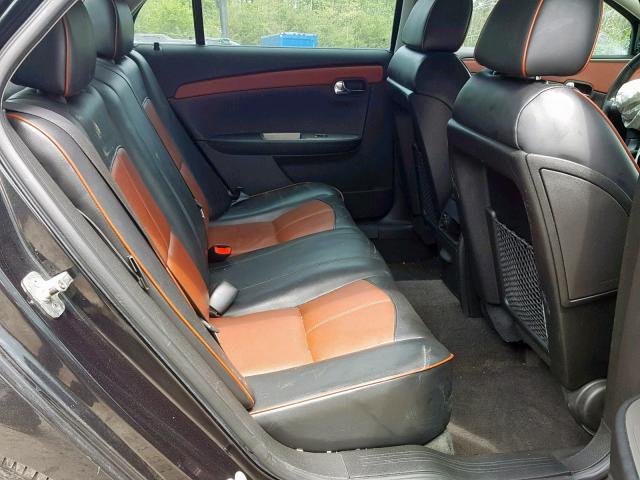 1G1ZK577984253283 - 2008 CHEVROLET MALIBU LTZ შავი ფოტო 6