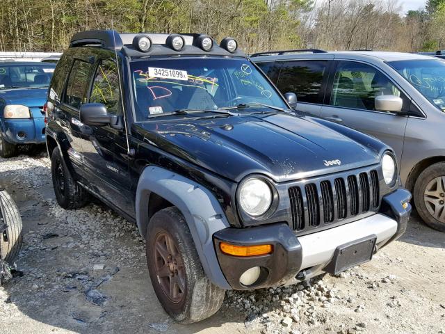 1J4GL38K43W518962 - 2003 JEEP LIBERTY RE BLACK photo 1