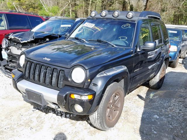 1J4GL38K43W518962 - 2003 JEEP LIBERTY RE BLACK photo 2