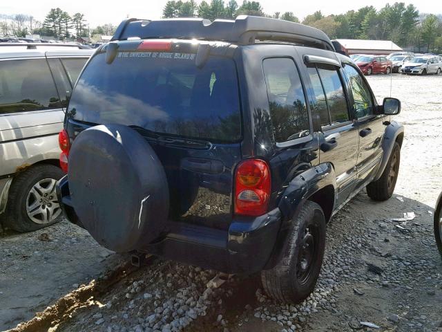 1J4GL38K43W518962 - 2003 JEEP LIBERTY RE BLACK photo 4