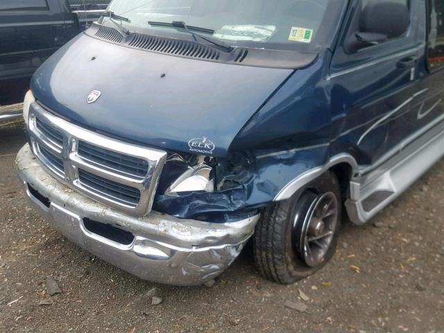 2D6WB11Y93K527482 - 2003 DODGE RAM VAN B1 GREEN photo 9