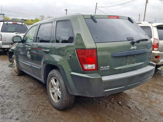 1J8GR48K87C677493 - 2007 JEEP LAREDO GREEN photo 3