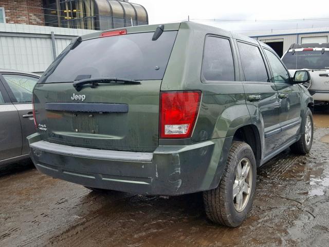 1J8GR48K87C677493 - 2007 JEEP LAREDO GREEN photo 4