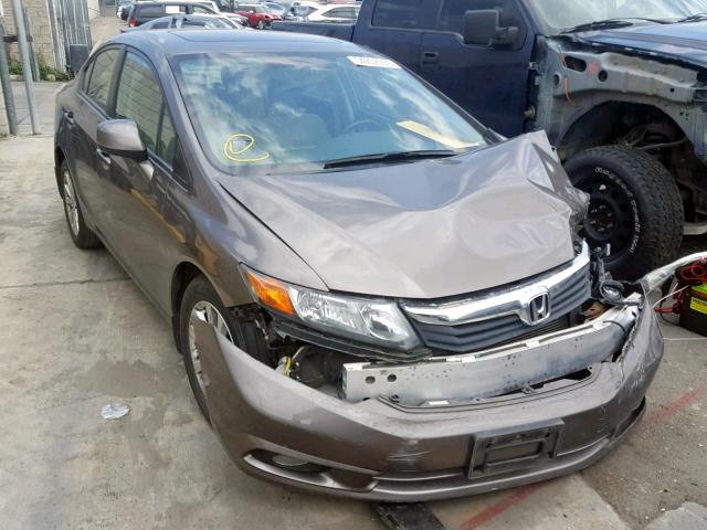 19XFB2F98CE028971 - 2012 HONDA CIVIC EXL GRAY photo 1