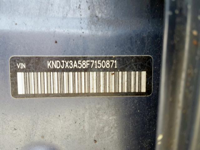 KNDJX3A58F7150871 - 2015 KIA SOUL ! Mavi foto 10