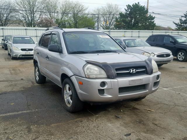 KM8JM12B25U069586 - 2005 HYUNDAI TUCSON GL SILVER photo 1