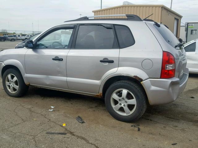 KM8JM12B25U069586 - 2005 HYUNDAI TUCSON GL SILVER photo 9