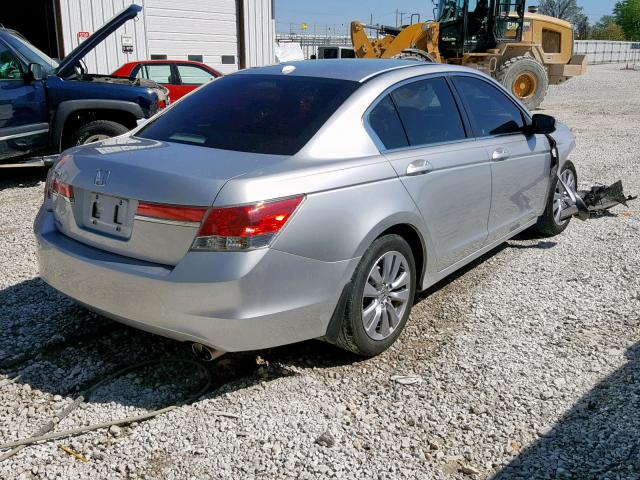 1HGCP2F85CA070157 - 2012 HONDA ACCORD EXL SILVER photo 4