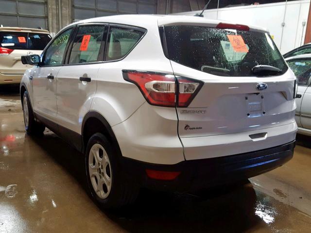 1FMCU0F7XJUA91760 - 2018 FORD ESCAPE S WHITE photo 3