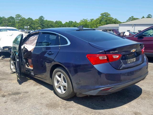 1G1ZB5ST5GF280259 - 2016 CHEVROLET MALIBU LS BLUE photo 3