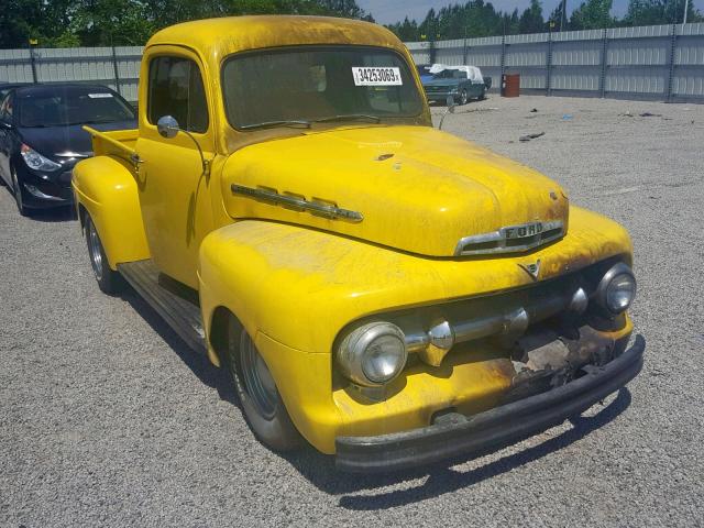 F1R1CH10009 - 1951 FORD PICK UP YELLOW photo 1