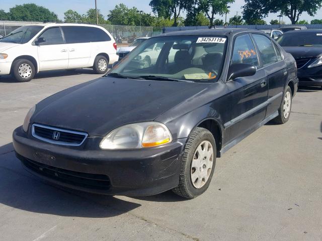 JHMEJ6677WS002656 - 1998 HONDA CIVIC LX BLACK photo 2