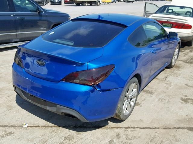 KMHHT6KD2BU059622 - 2011 HYUNDAI GENESIS CO BLUE photo 4