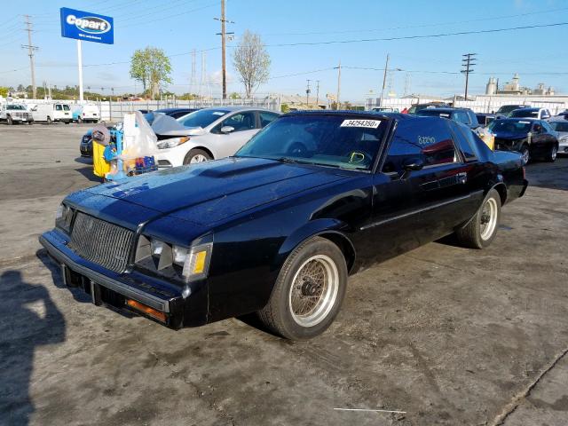 1G4GJ1178HP430032 - 1987 BUICK REGAL  photo 2