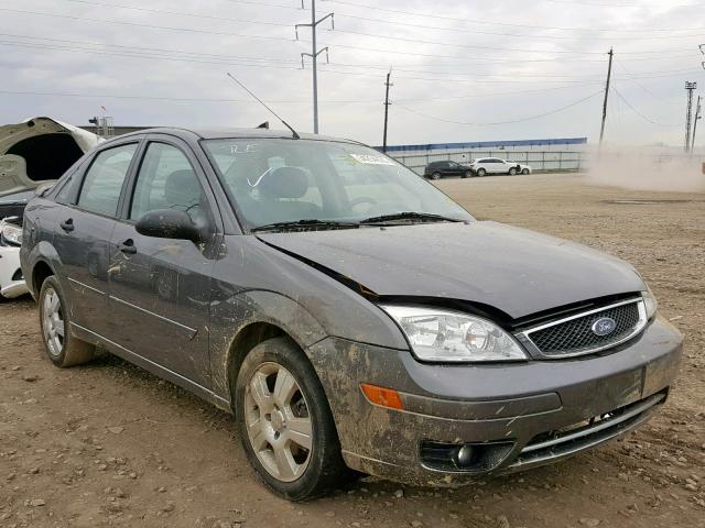 1FAFP34N55W103485 - 2005 FORD FOCUS ZX4 GRAY photo 1