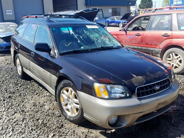 4S3BH686737619834 - 2003 SUBARU LEGACY OUT BLACK photo 1