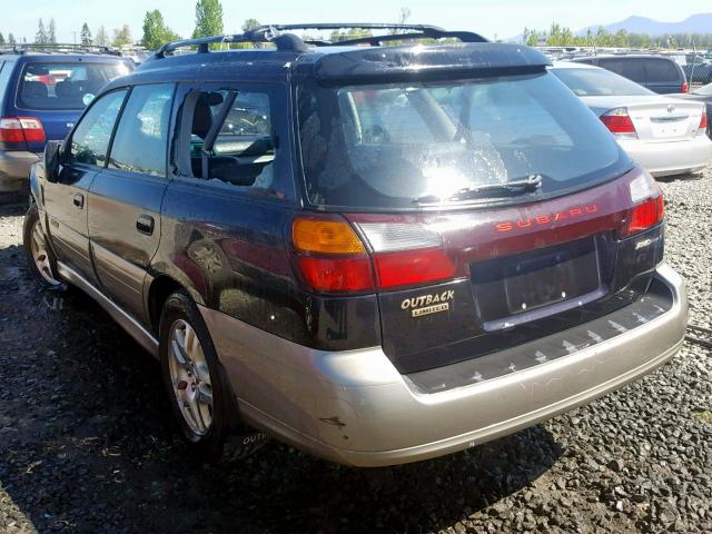 4S3BH686737619834 - 2003 SUBARU LEGACY OUT BLACK photo 3